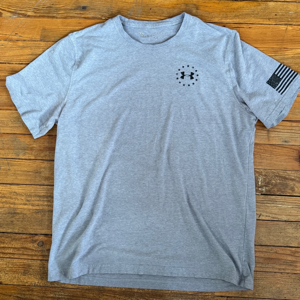 Under Armour Gray Flag TShirt